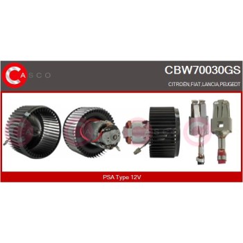 Ventilador habitáculo - CASCO CBW70030GS