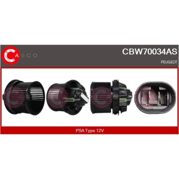 Ventilador habitáculo - CASCO CBW70034AS