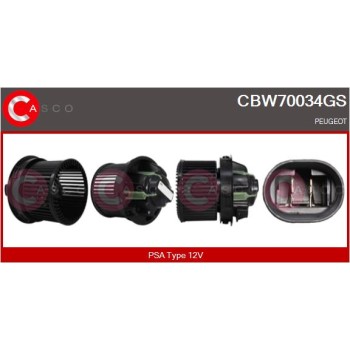 Ventilador habitáculo - CASCO CBW70034GS