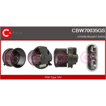 Ventilador habitáculo - CASCO CBW70035GS