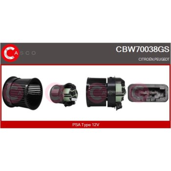 Ventilador habitáculo - CASCO CBW70038GS