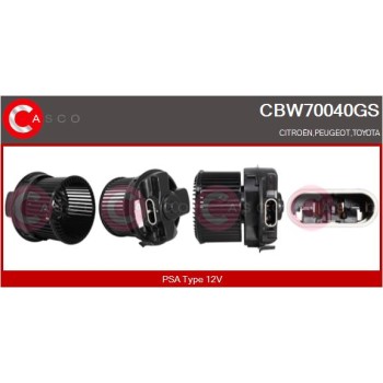 Ventilador habitáculo - CASCO CBW70040GS