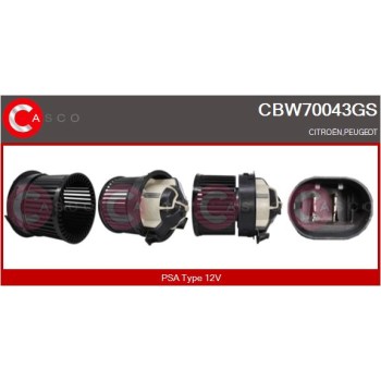 Ventilador habitáculo - CASCO CBW70043GS