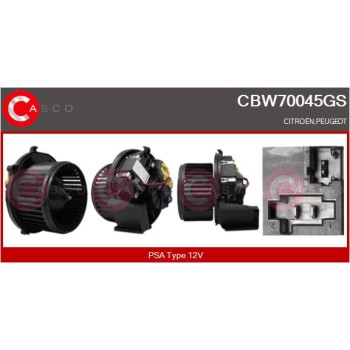 Ventilador habitáculo - CASCO CBW70045GS
