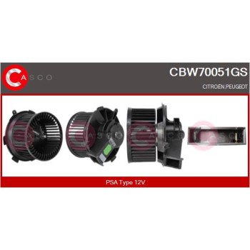 Ventilador habitáculo - CASCO CBW70051GS