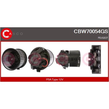 Ventilador habitáculo - CASCO CBW70054GS