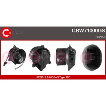 Ventilador habitáculo - CASCO CBW71000GS