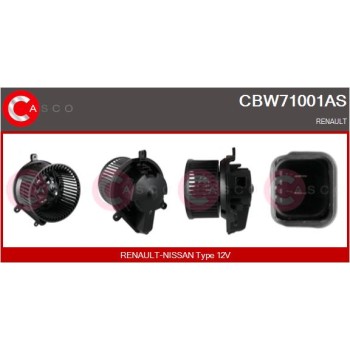 Ventilador habitáculo - CASCO CBW71001AS