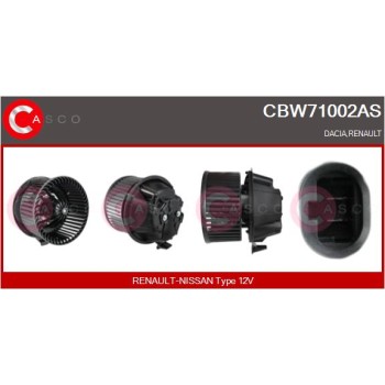 Ventilador habitáculo - CASCO CBW71002AS