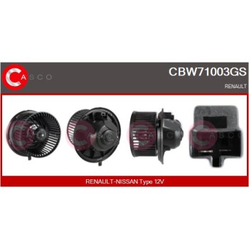 Ventilador habitáculo - CASCO CBW71003GS