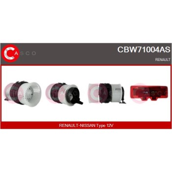 Ventilador habitáculo - CASCO CBW71004AS