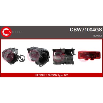 Ventilador habitáculo - CASCO CBW71004GS