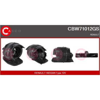 Ventilador habitáculo - CASCO CBW71012GS