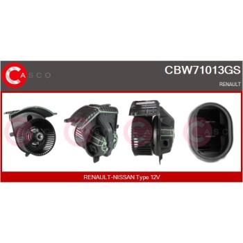Ventilador habitáculo - CASCO CBW71013GS