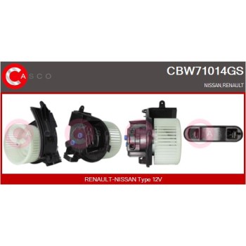 Ventilador habitáculo - CASCO CBW71014GS