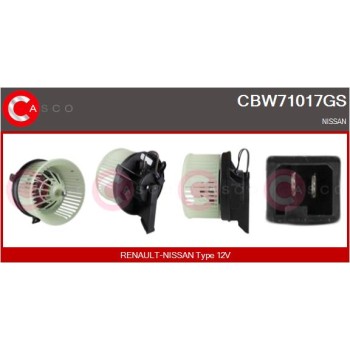 Ventilador habitáculo - CASCO CBW71017GS