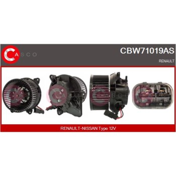 Ventilador habitáculo - CASCO CBW71019AS
