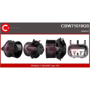 Ventilador habitáculo - CASCO CBW71019GS