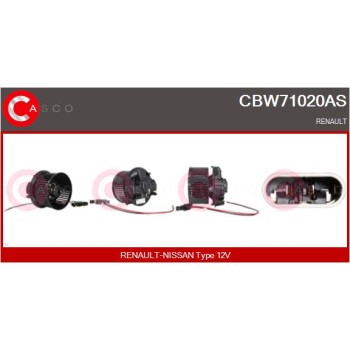 Ventilador habitáculo - CASCO CBW71020AS