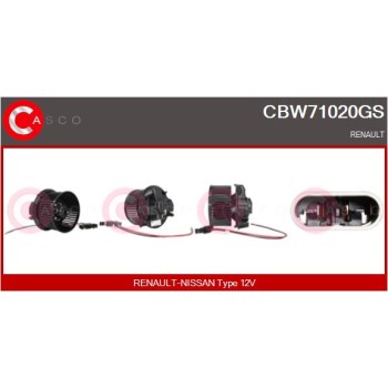 Ventilador habitáculo - CASCO CBW71020GS