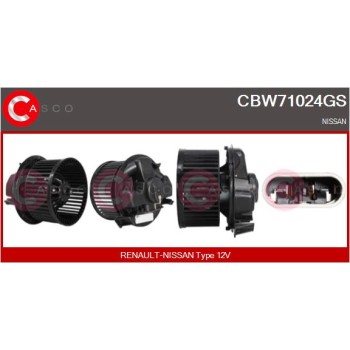 Ventilador habitáculo - CASCO CBW71024GS
