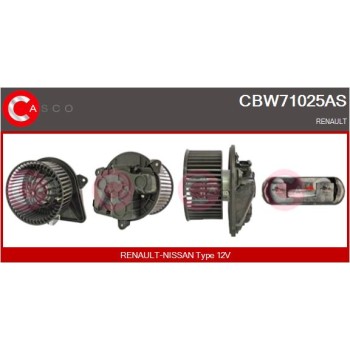 Ventilador habitáculo - CASCO CBW71025AS