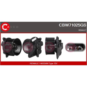 Ventilador habitáculo - CASCO CBW71025GS