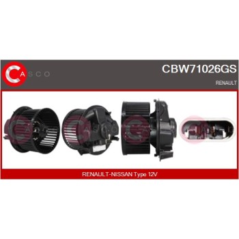 Ventilador habitáculo - CASCO CBW71026GS