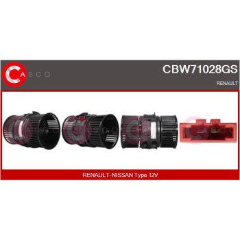 Ventilador habitáculo - CASCO CBW71028GS