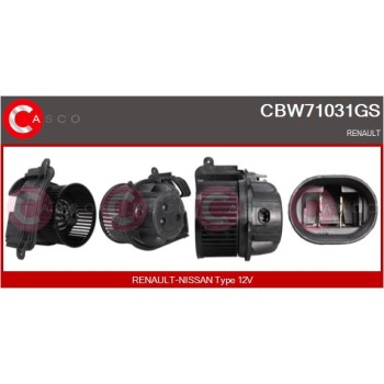 Ventilador habitáculo - CASCO CBW71031GS
