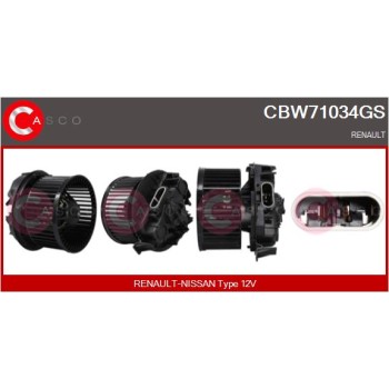 Ventilador habitáculo - CASCO CBW71034GS