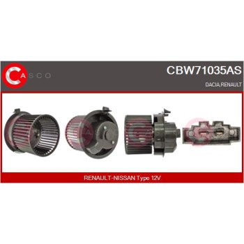 Ventilador habitáculo - CASCO CBW71035AS