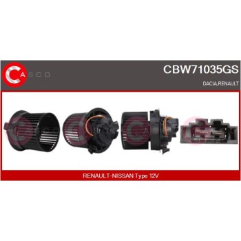 Ventilador habitáculo - CASCO CBW71035GS