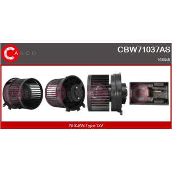 Ventilador habitáculo - CASCO CBW71037AS