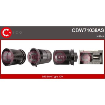 Ventilador habitáculo - CASCO CBW71038AS