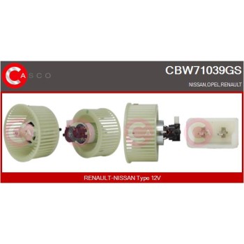 Ventilador habitáculo - CASCO CBW71039GS