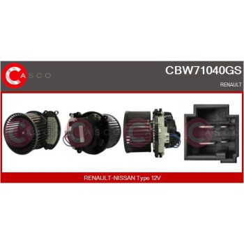 Ventilador habitáculo - CASCO CBW71040GS