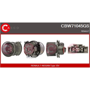 Ventilador habitáculo - CASCO CBW71045GS