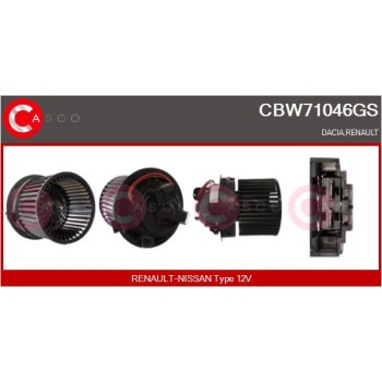 Ventilador habitáculo - CASCO CBW71046GS