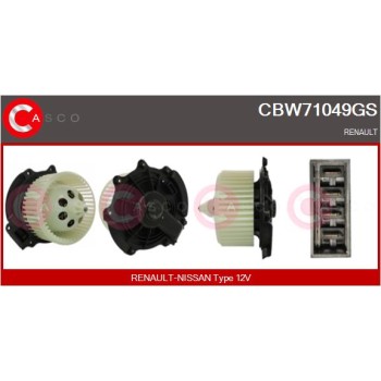 Ventilador habitáculo - CASCO CBW71049GS