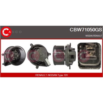 Ventilador habitáculo - CASCO CBW71050GS