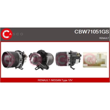 Ventilador habitáculo - CASCO CBW71051GS