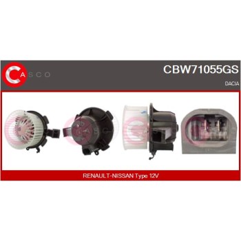 Ventilador habitáculo - CASCO CBW71055GS