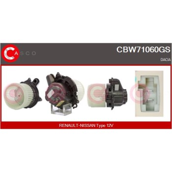 Ventilador habitáculo - CASCO CBW71060GS