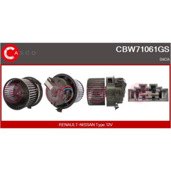 Ventilador habitáculo - CASCO CBW71061GS