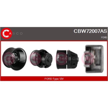 Ventilador habitáculo - CASCO CBW72007AS