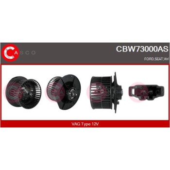 Ventilador habitáculo - CASCO CBW73000AS