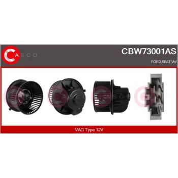 Ventilador habitáculo - CASCO CBW73001AS