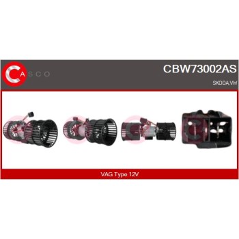 Ventilador habitáculo - CASCO CBW73002AS