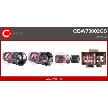 Ventilador habitáculo - CASCO CBW73002GS